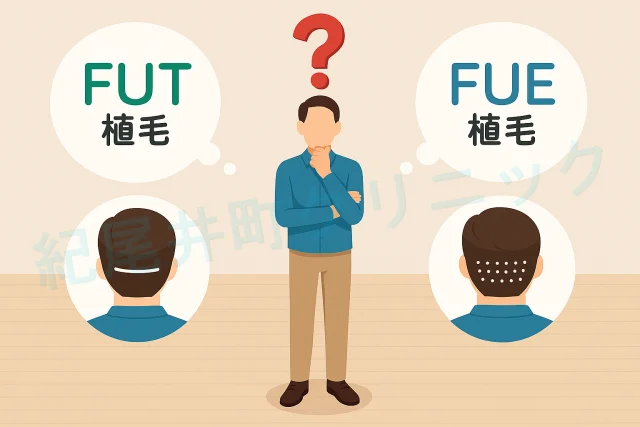 FUT植毛とFUE植毛どちらが良いのか