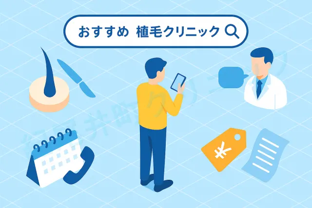 おすすめの植毛クリニックとは?