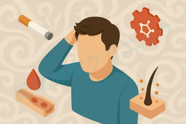 薄毛（はげ）と喫煙の関係【医師監修】