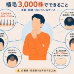 植毛3,000株でできることは？範囲・費用・向いているケースを解説